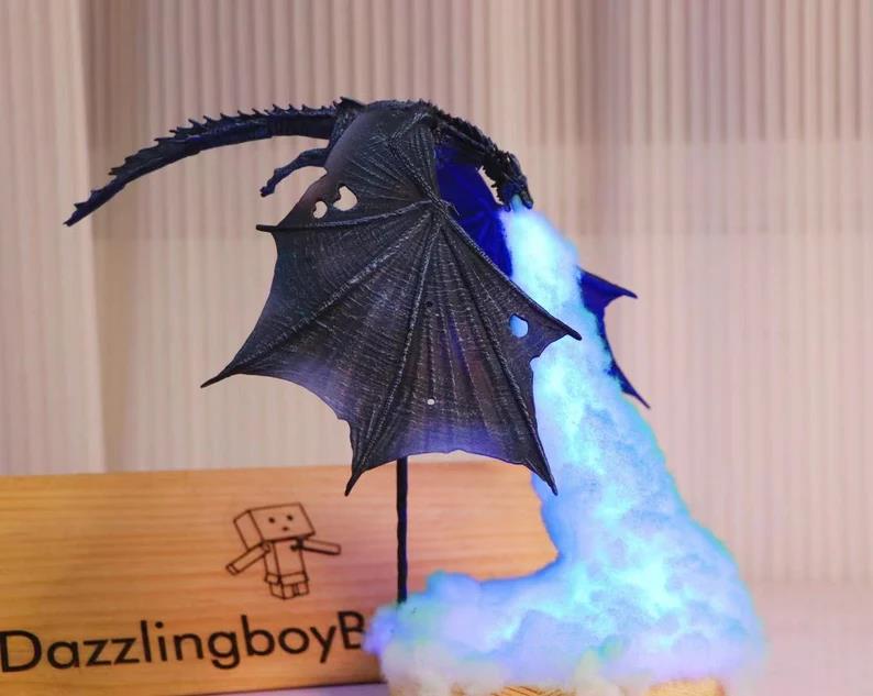 Ice Dragon Lamp