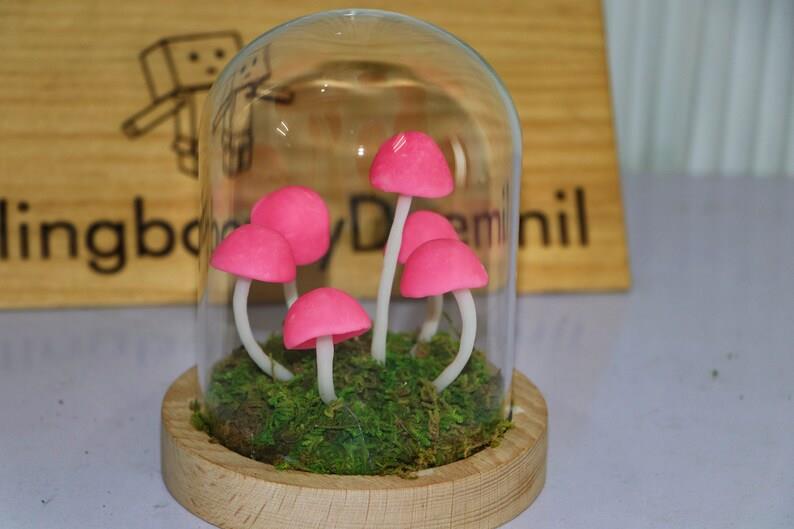 Pink Mushroom Lamp