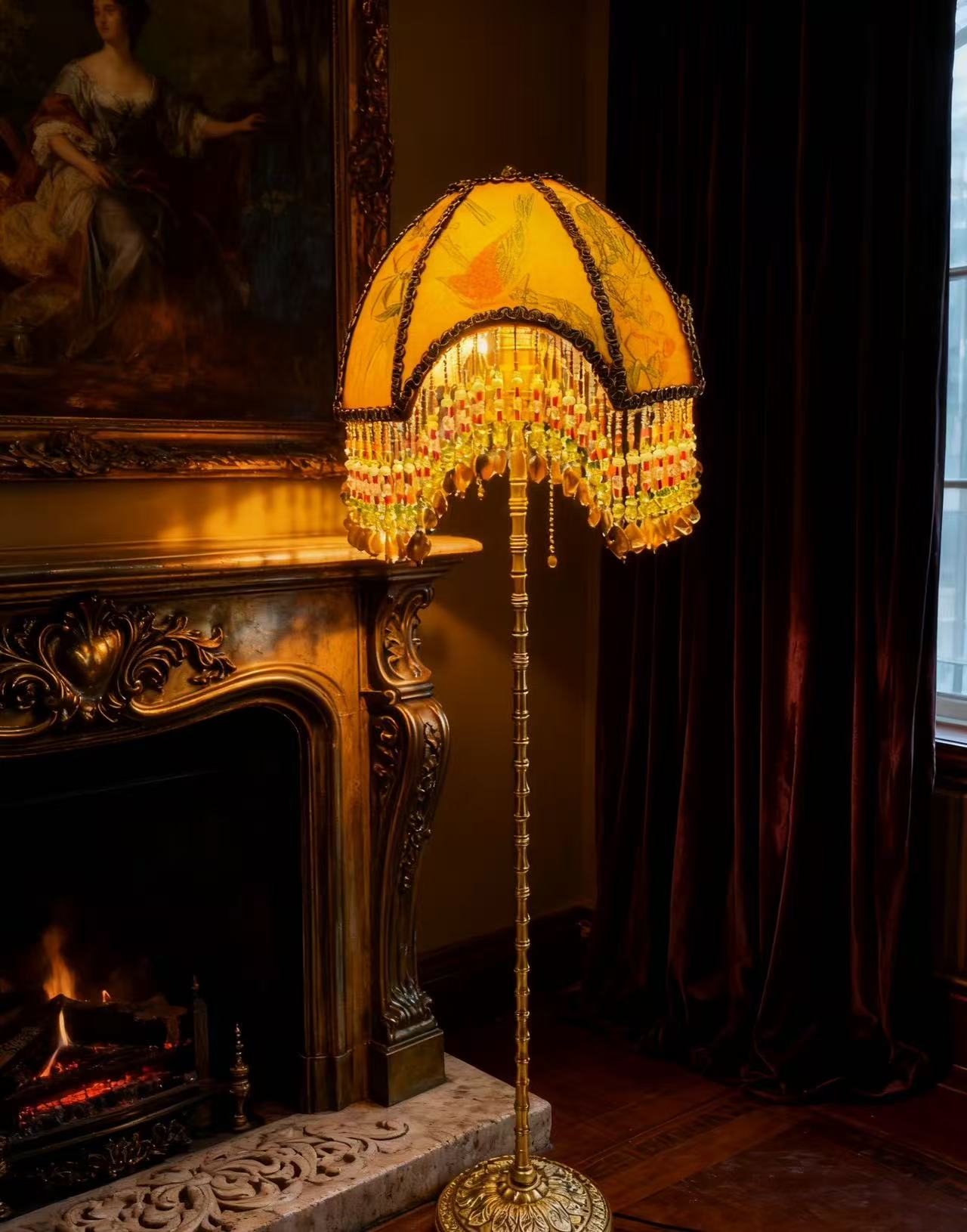 Brass Magpie Tall Table Lamp