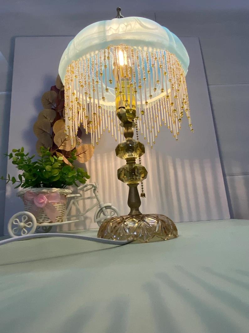 Great Court Retor Tassel Table Lamp