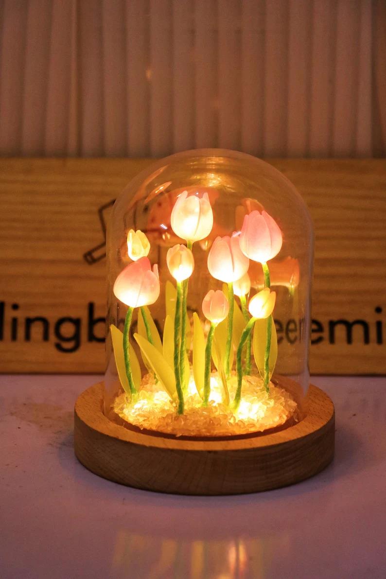 Handmade Tulip Night Light