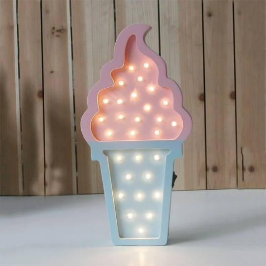 Ice Cream Staring Night Light