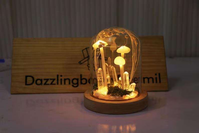 DIY Mushroom Lamp