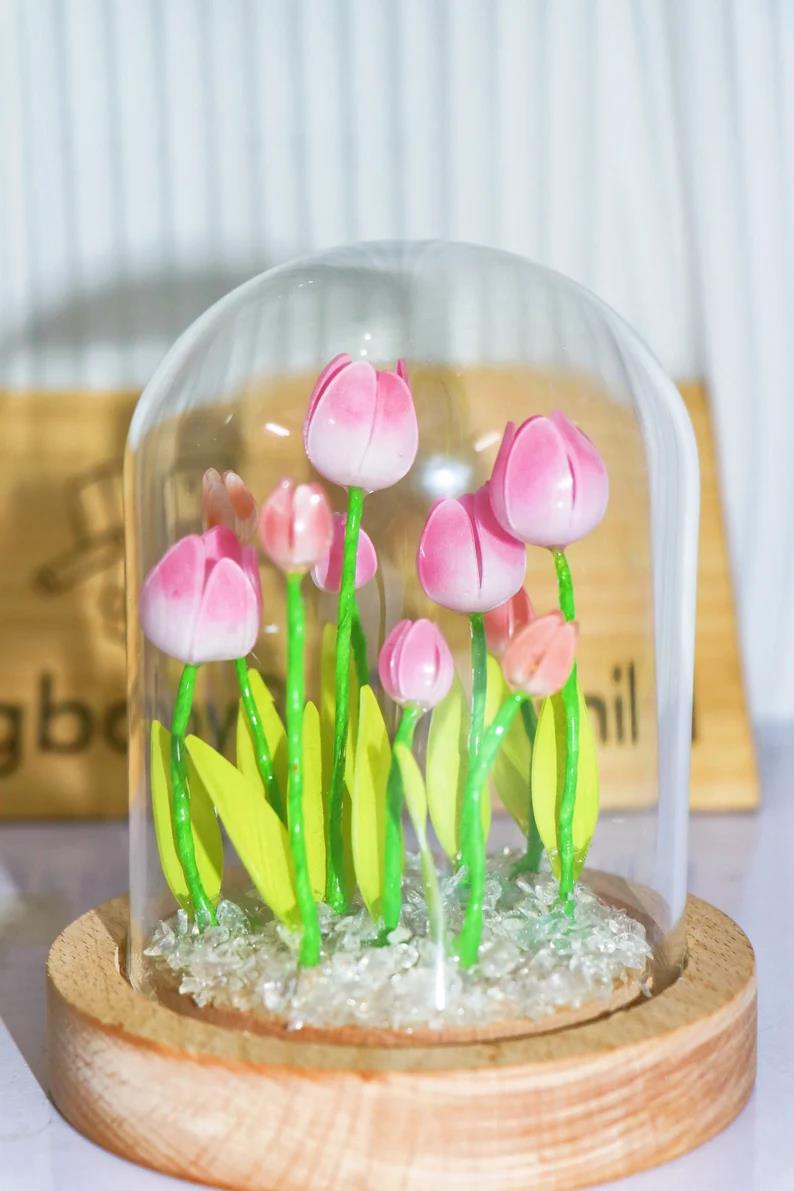 Handmade Tulip Night Light