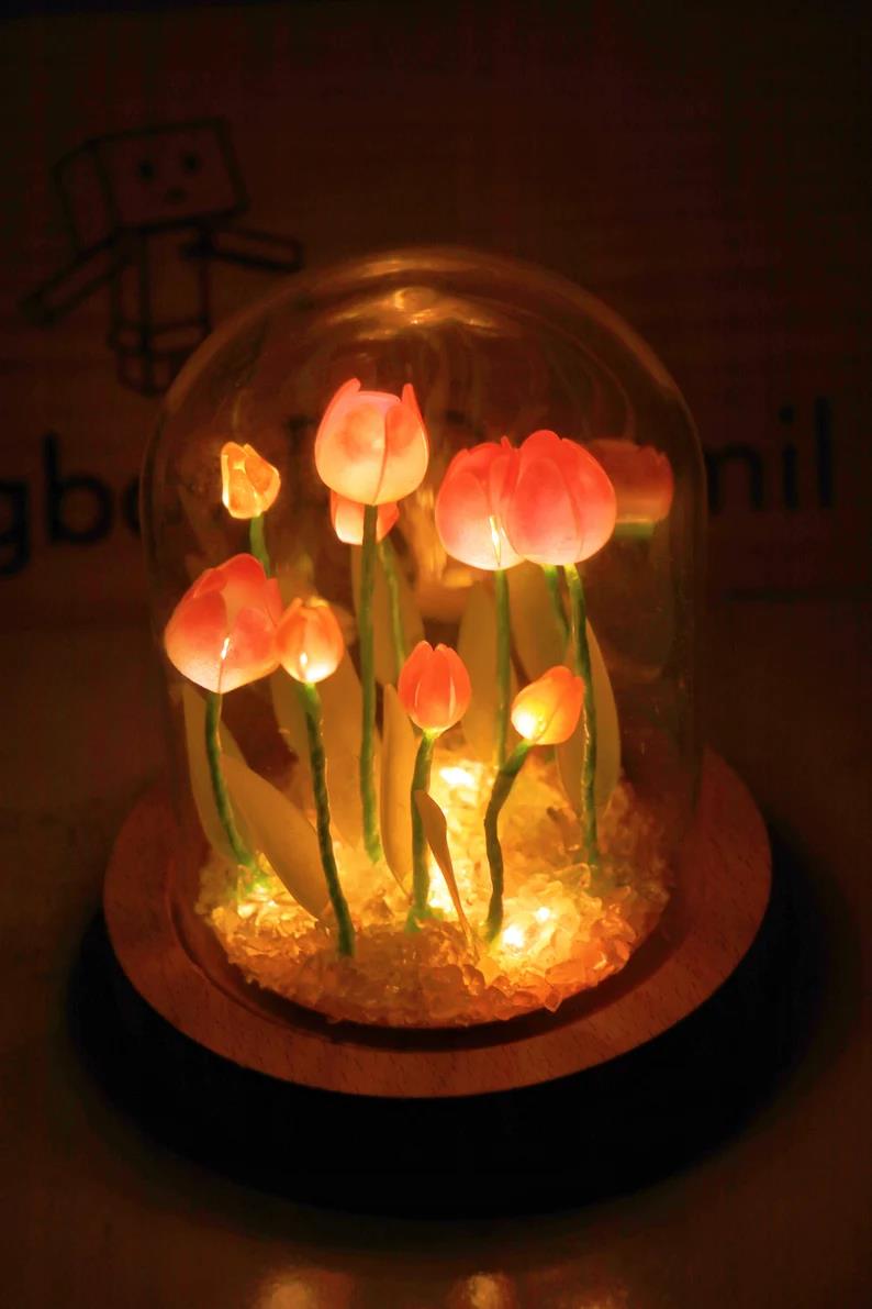 Handmade Tulip Night Light