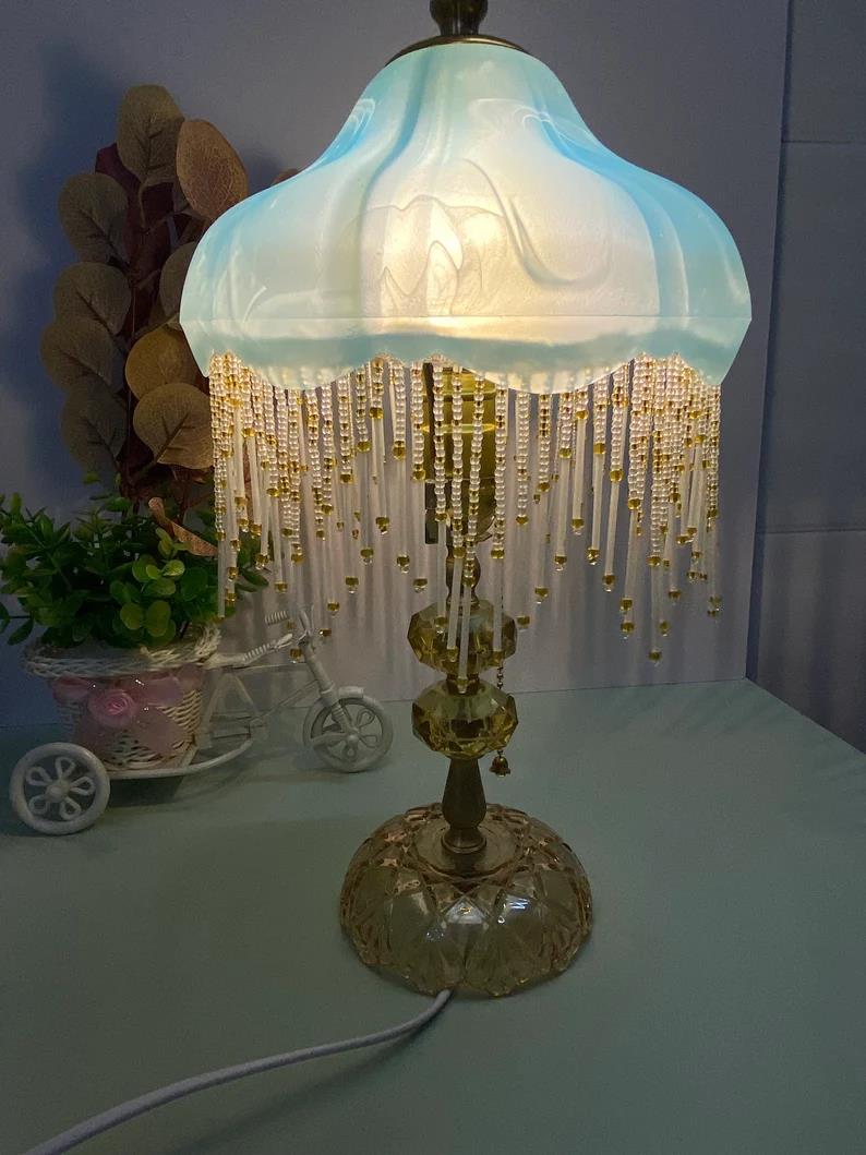 Great Court Retor Tassel Table Lamp