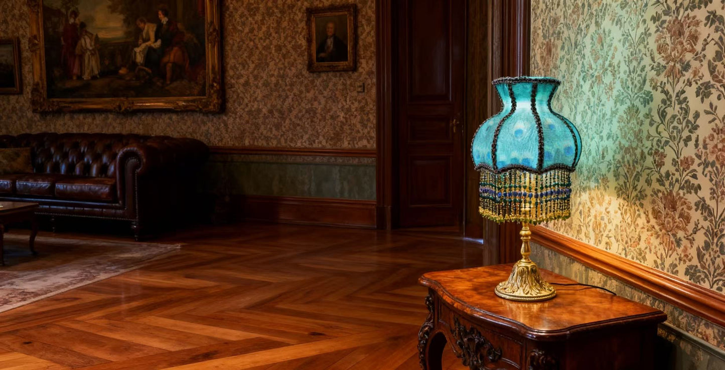 Peacock Bedside Lamp