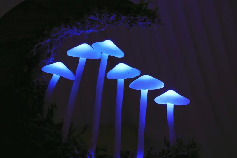 Handmade Retro Mushroom Light