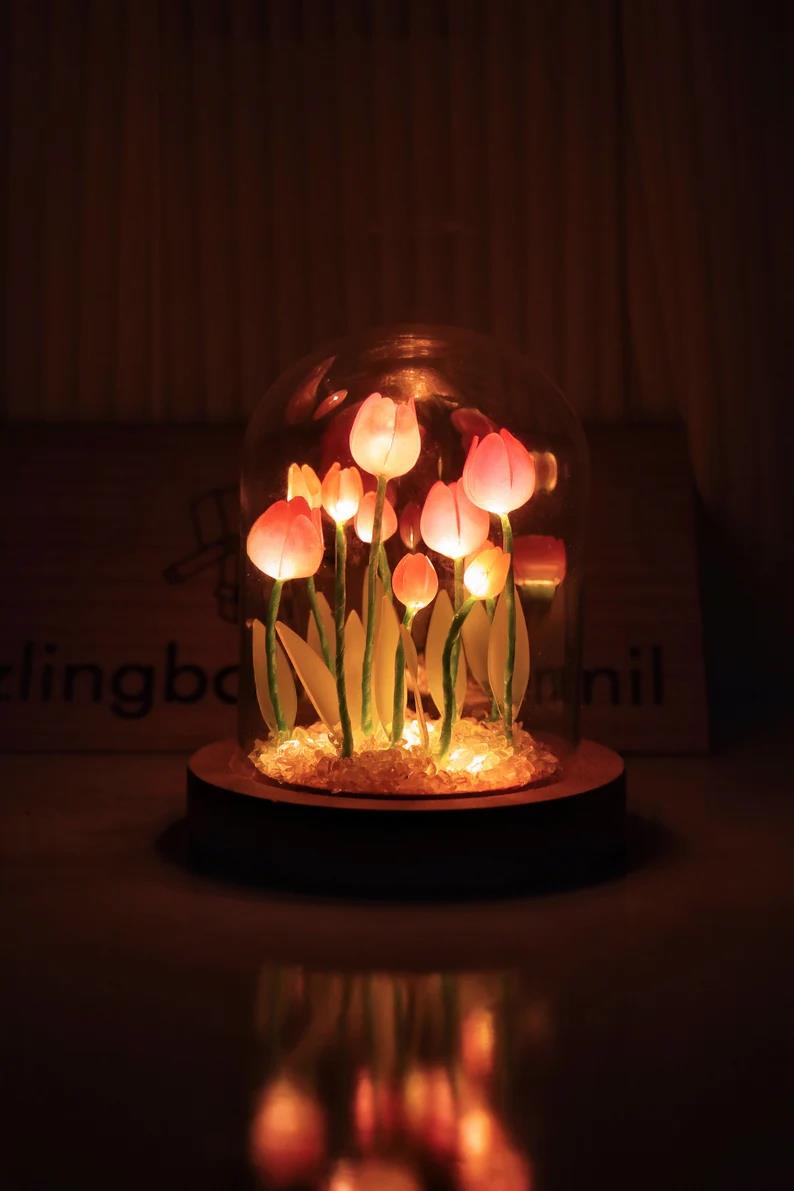 Handmade Tulip Night Light