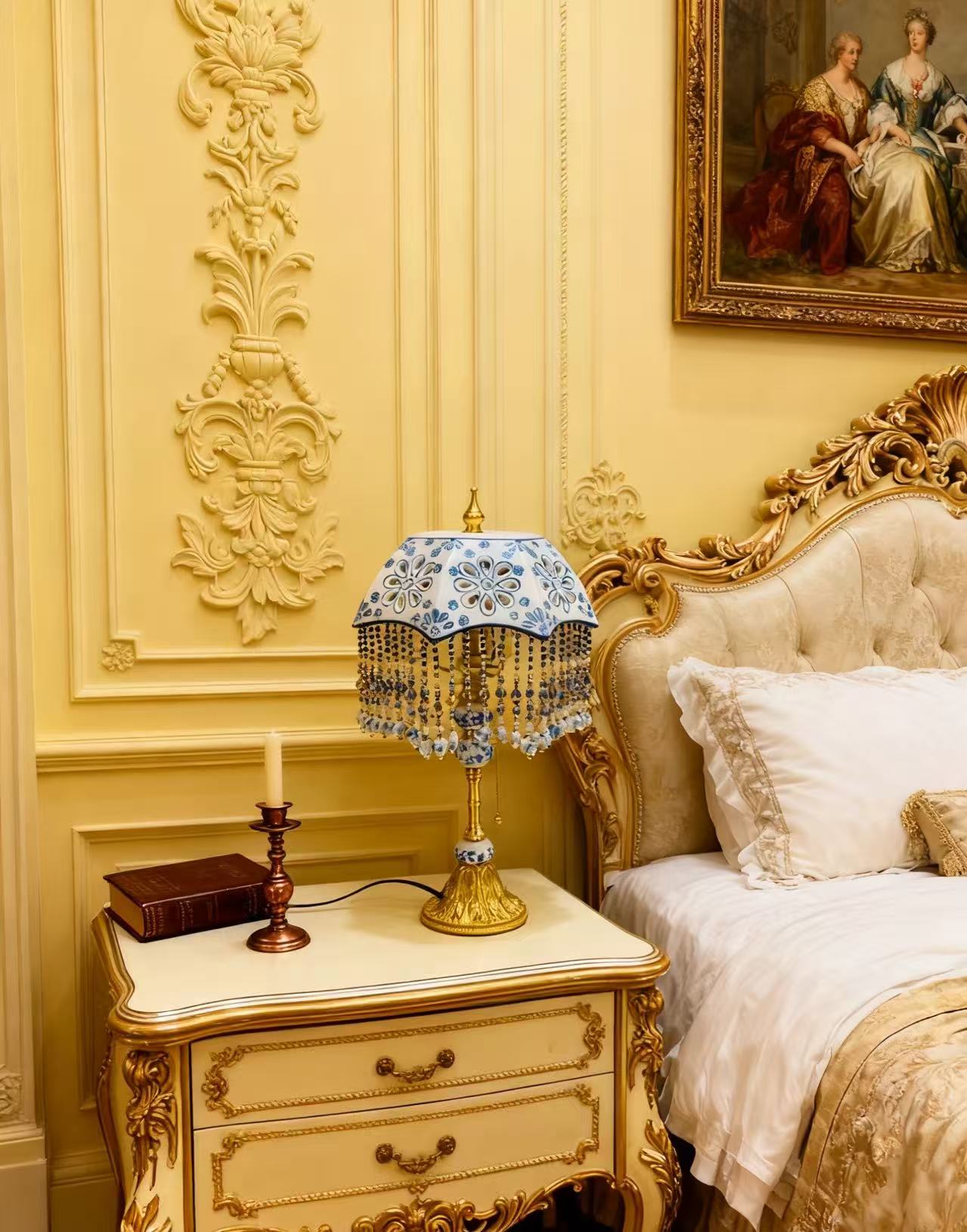 Blue And White Porcelain Table Lamp