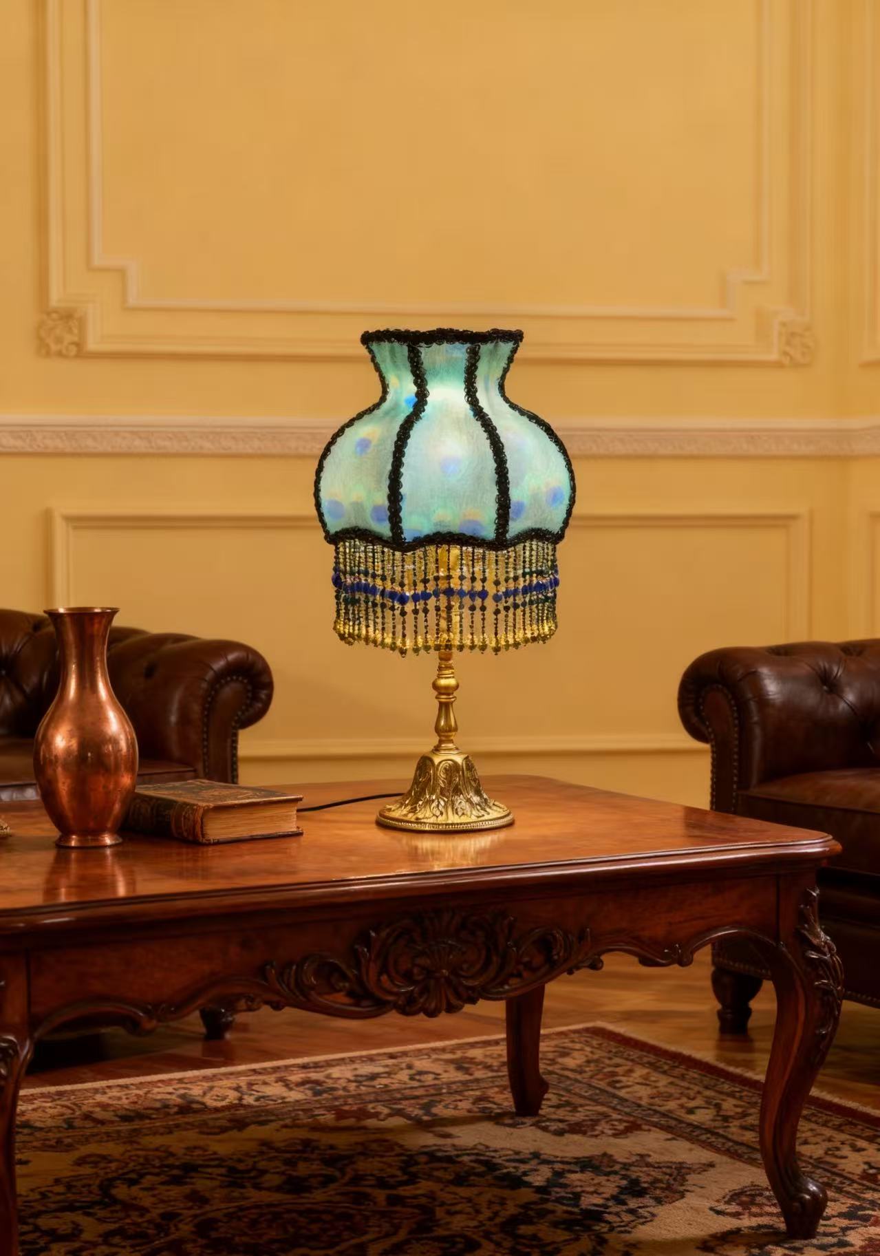 Peacock Bedside Lamp