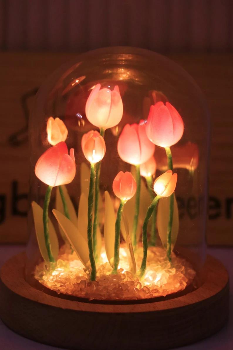 Handmade Tulip Night Light