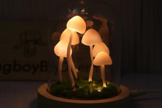 Handmade Mushroom Lamp