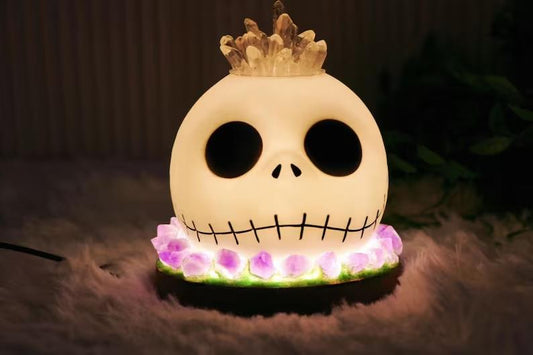 Skull Doll Crystal Lamp