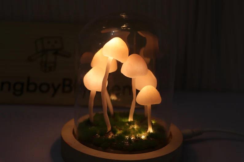 Handmade Mushroom Lamp