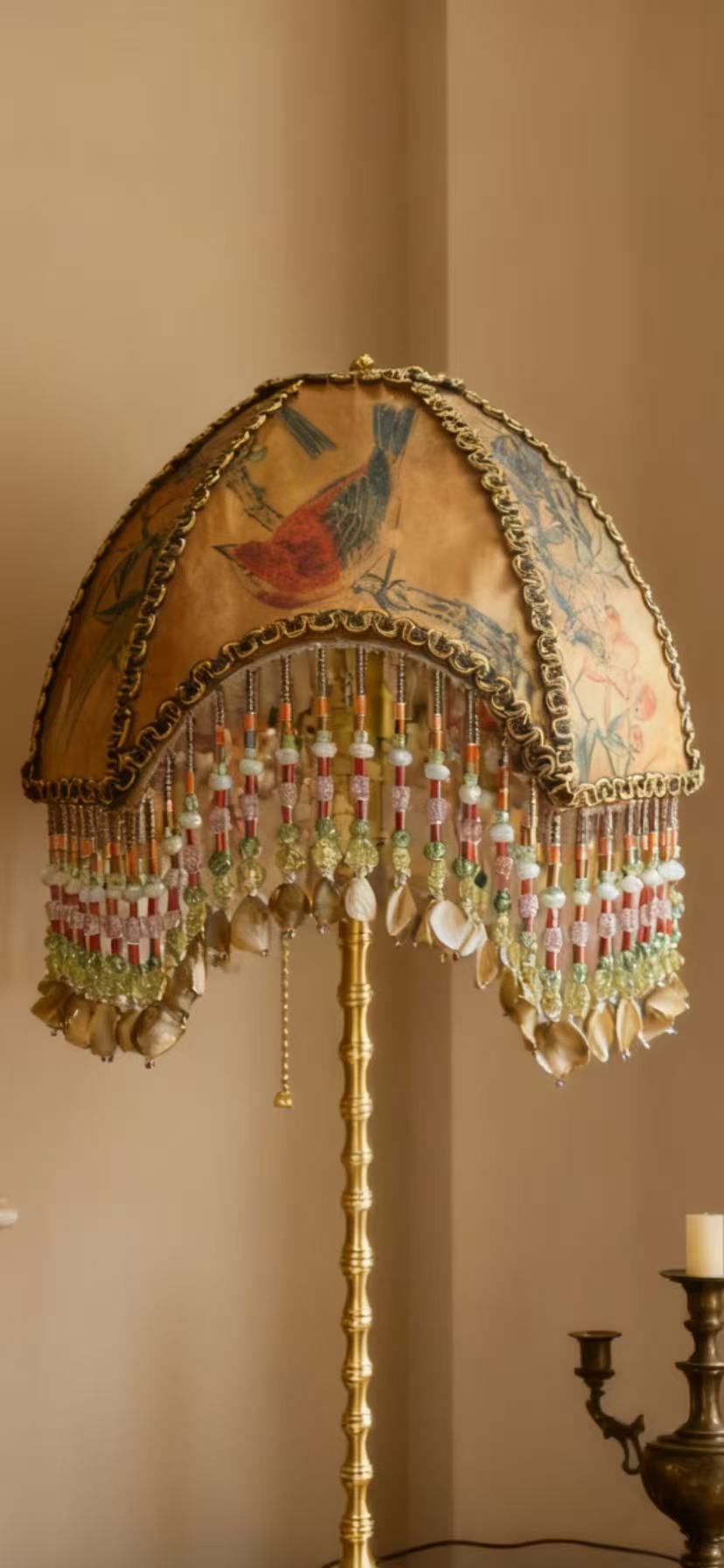 Brass Magpie Tall Table Lamp