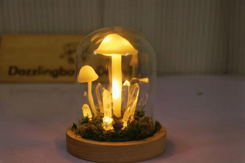 DIY Mushroom Lamp