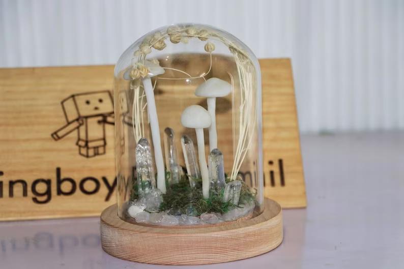 DIY Mushroom Lamp