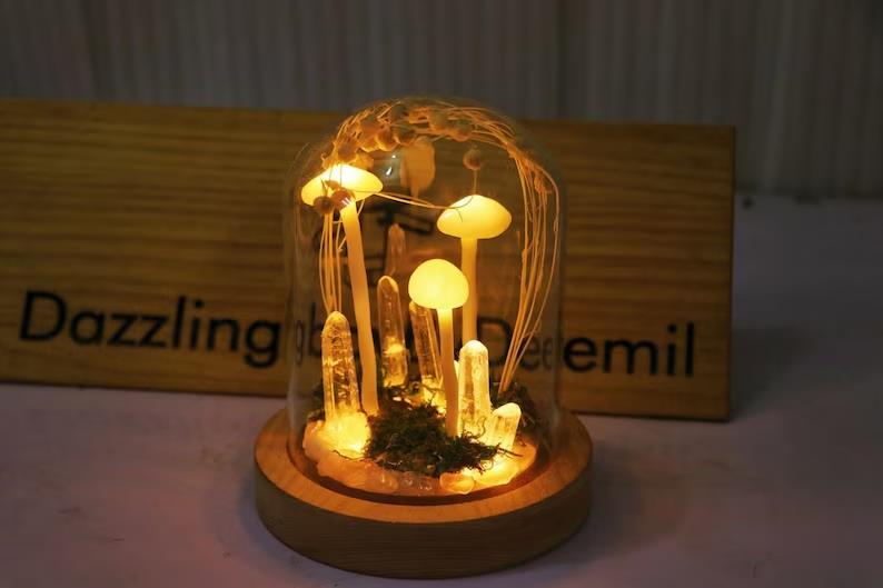 DIY Mushroom Lamp