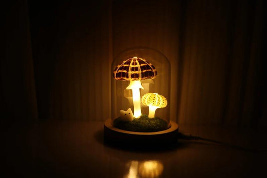 Striped Mushroom Lights