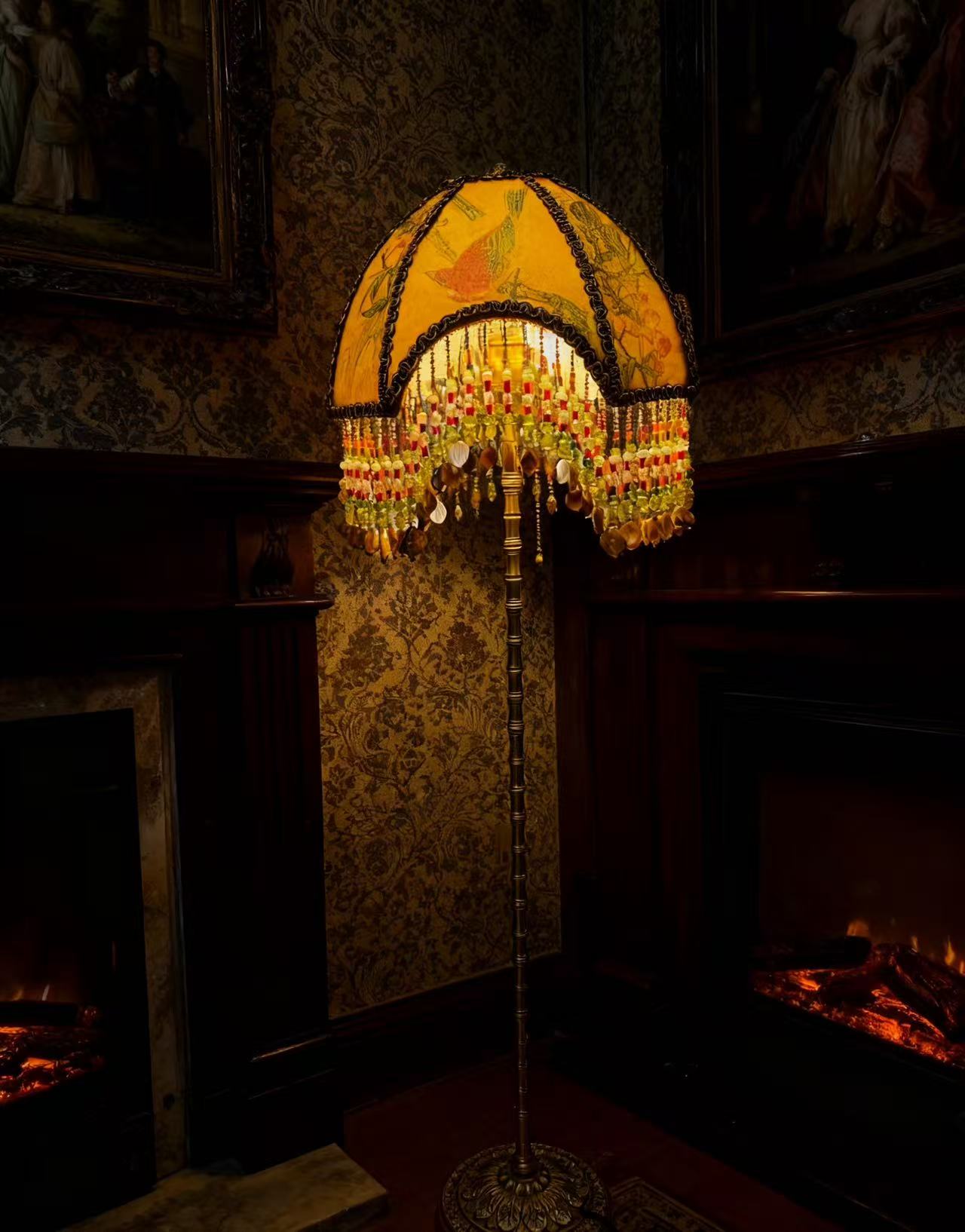 Brass Magpie Tall Table Lamp