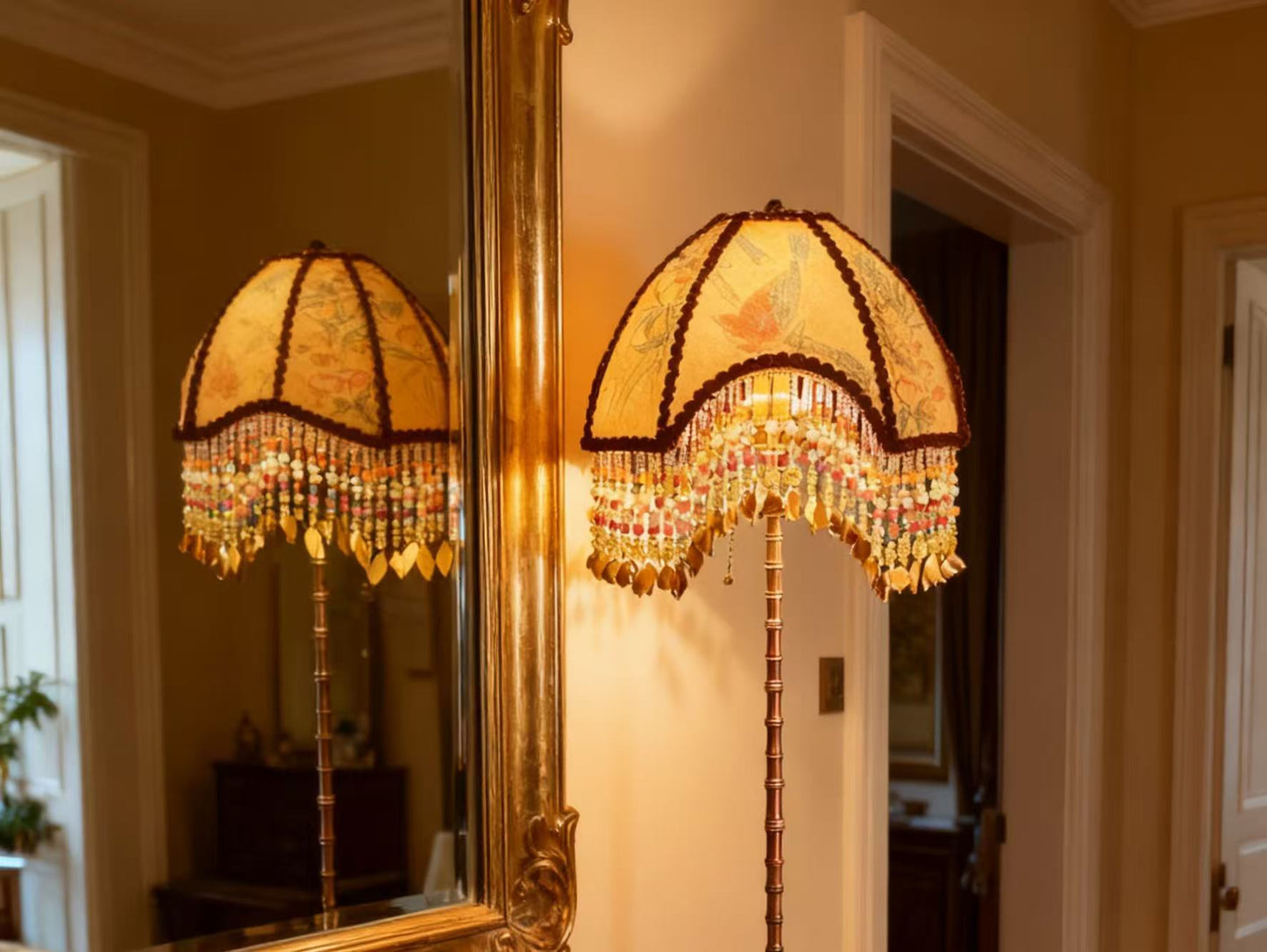 Brass Magpie Tall Table Lamp