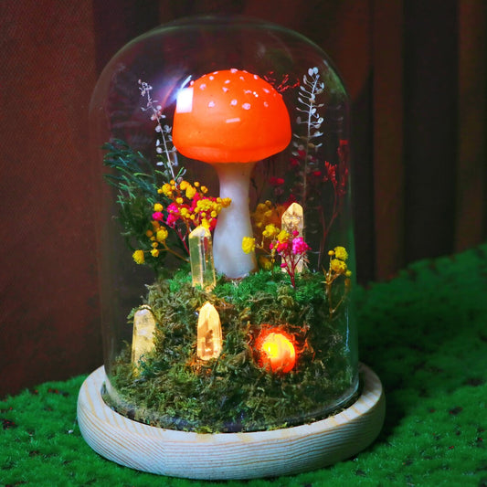 Crystal Mushroom Led Light