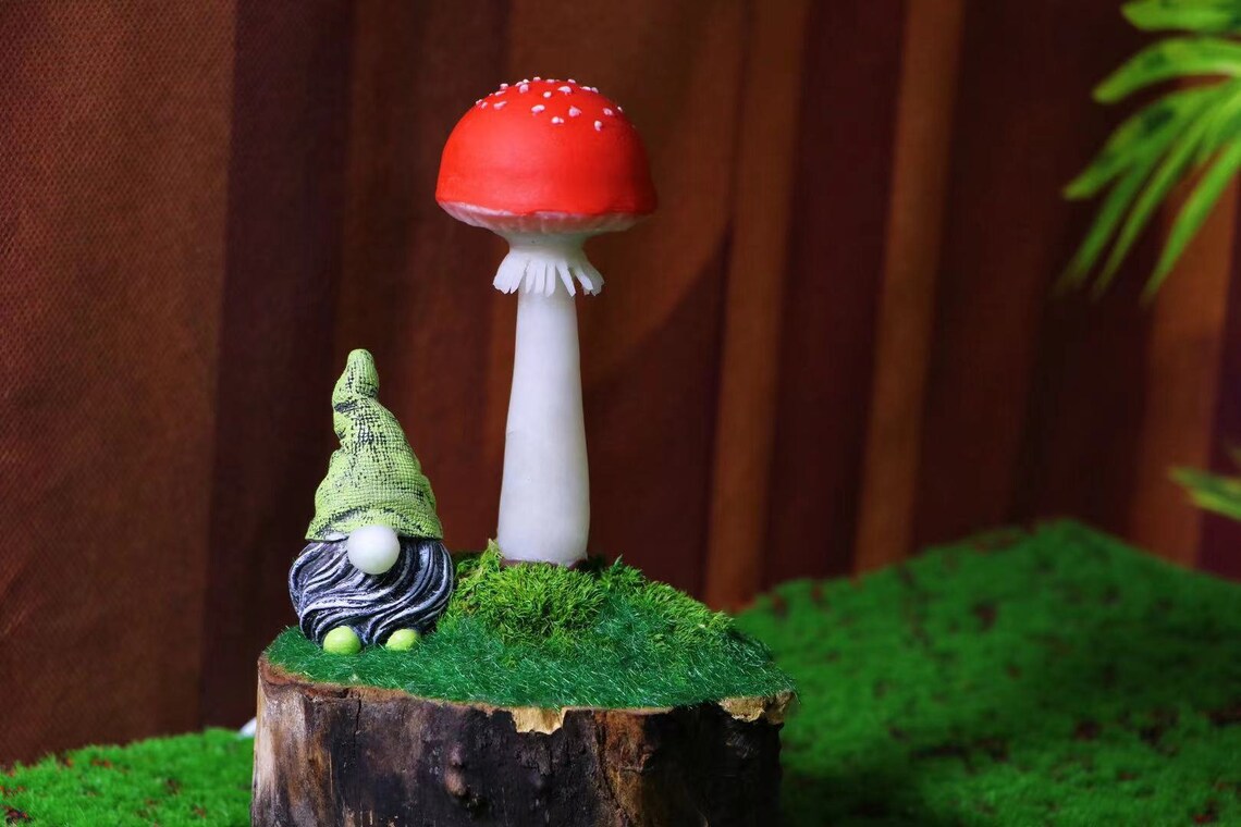 Gnome Elf Mushroom Night Light