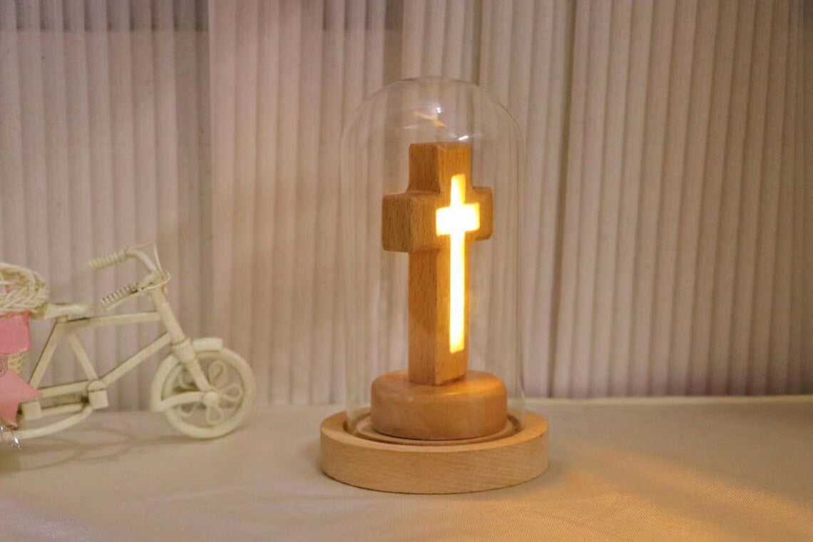 Christian Cross Night Light