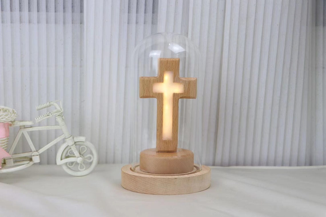 Christian Cross Night Light