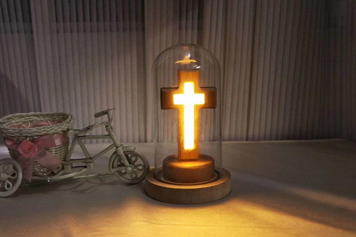 Christian Cross Night Light