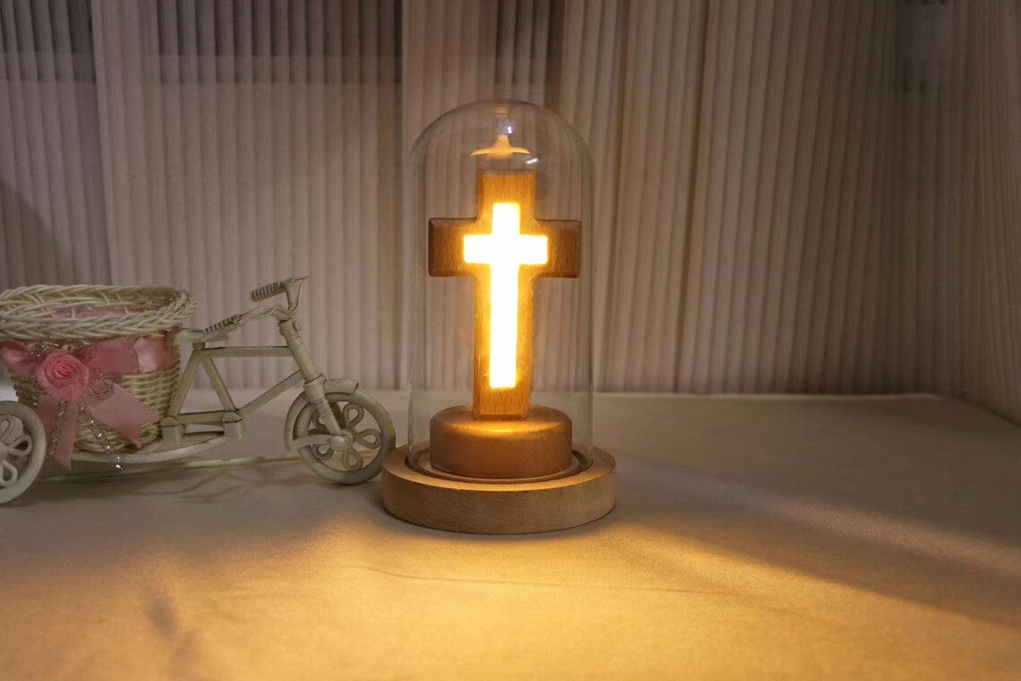 Christian Cross Night Light