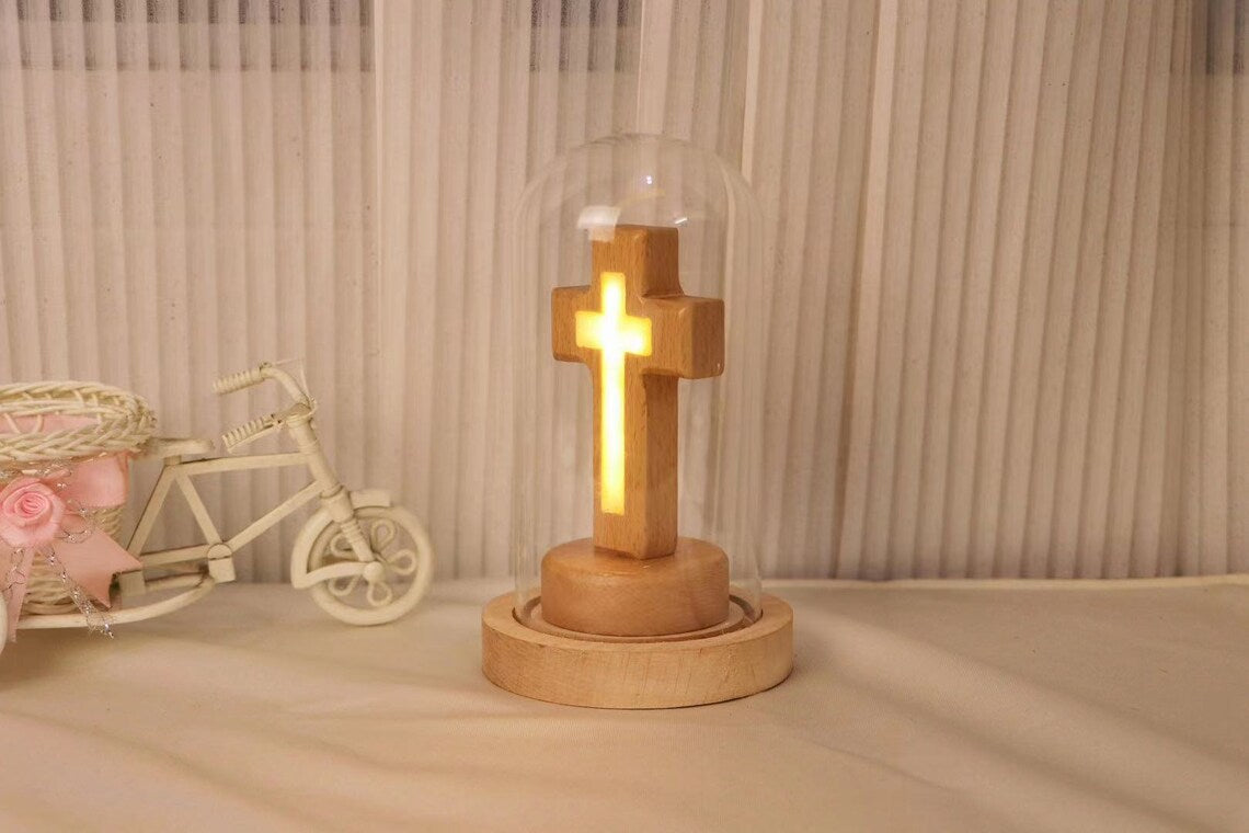 Christian Cross Night Light