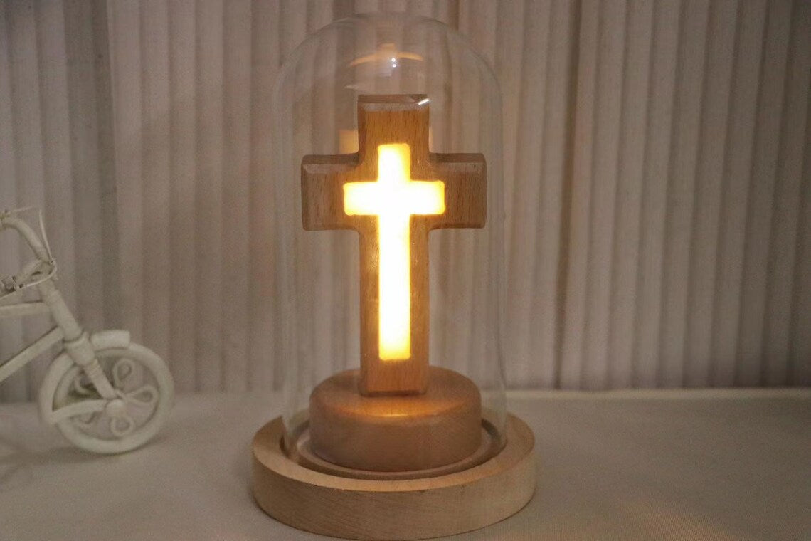 Christian Cross Night Light