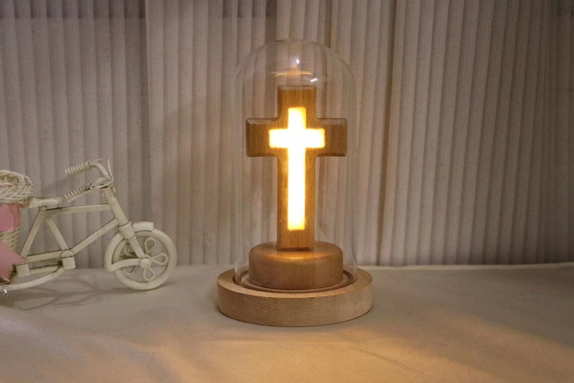 Christian Cross Night Light