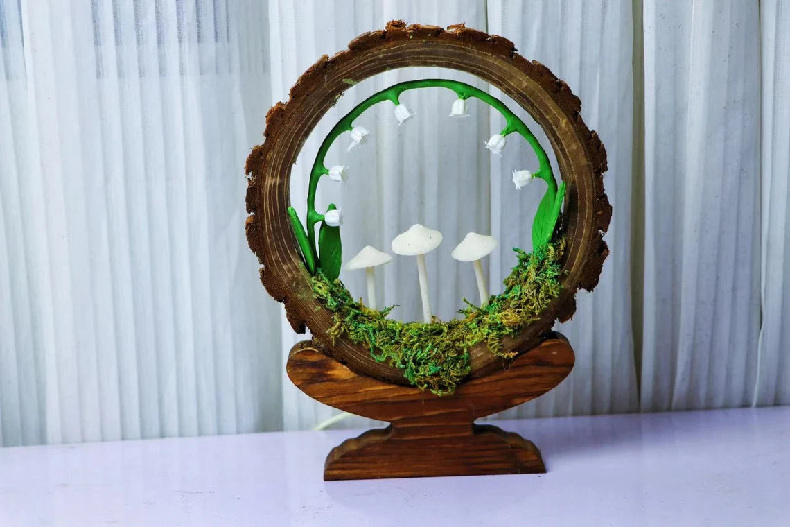 Lily of the Valley Mushroom Night Light