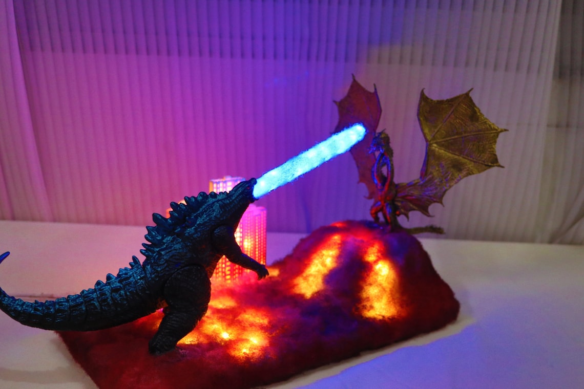 Monster Godzilla vs. Ghidorah Night Light