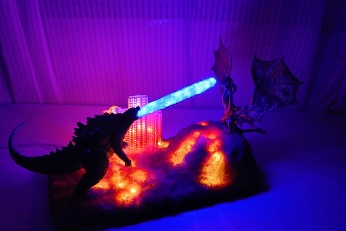 Monster Godzilla vs. Ghidorah Night Light