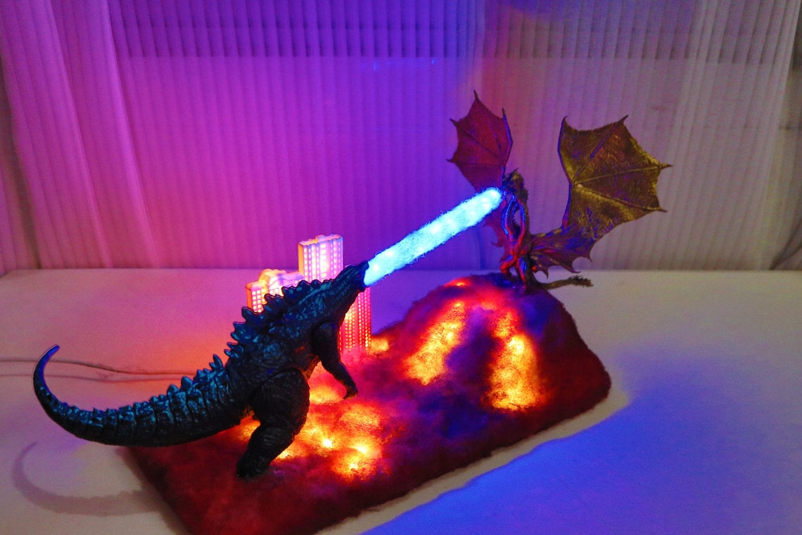 Monster Godzilla vs. Ghidorah Night Light