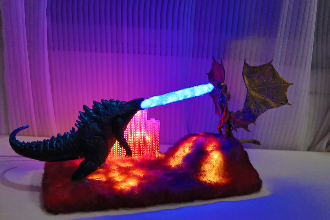 Monster Godzilla vs. Ghidorah Night Light