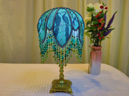 Peacock Table Lamp