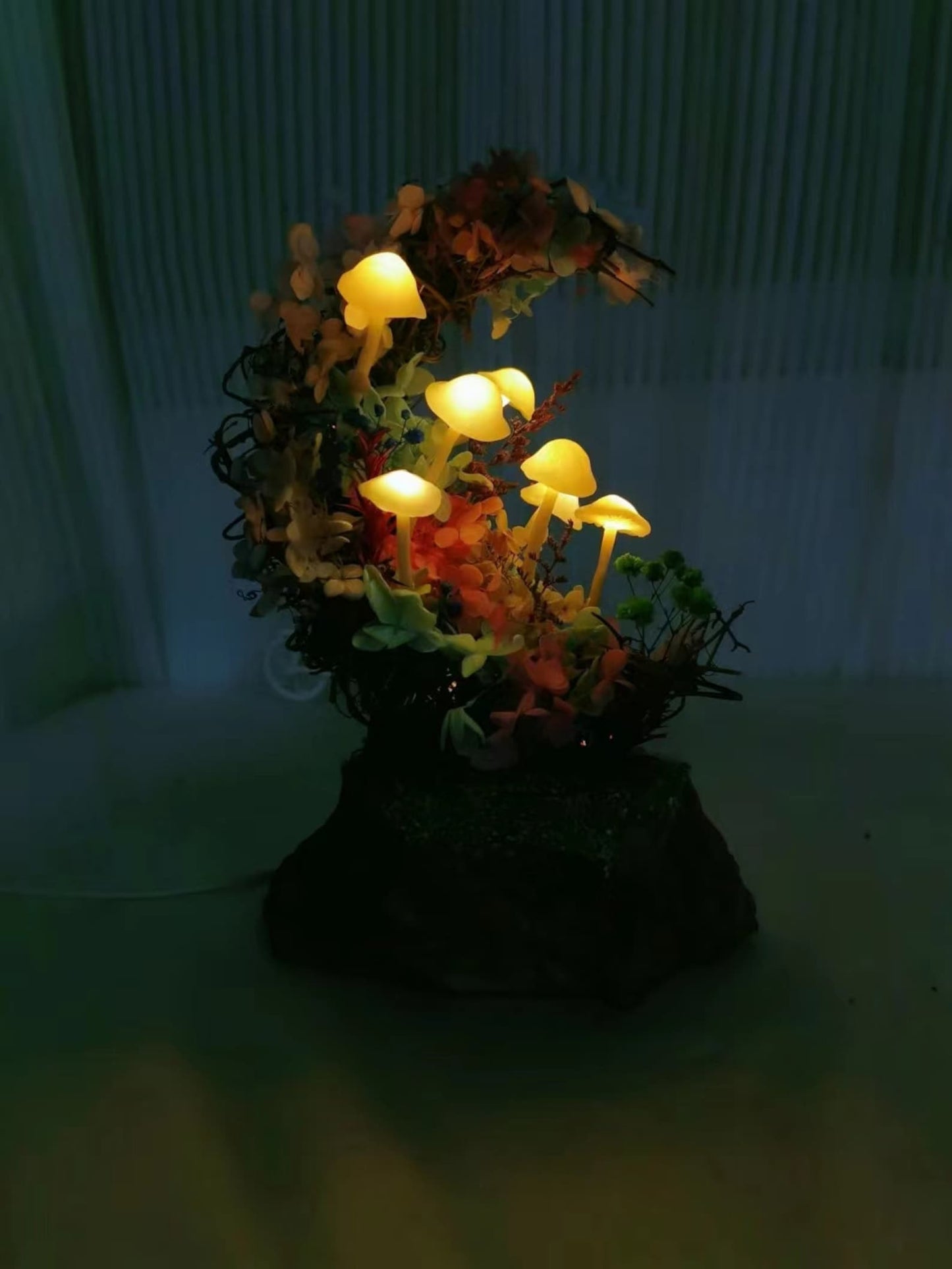 Tree Vine Moon Mushroom Lamp