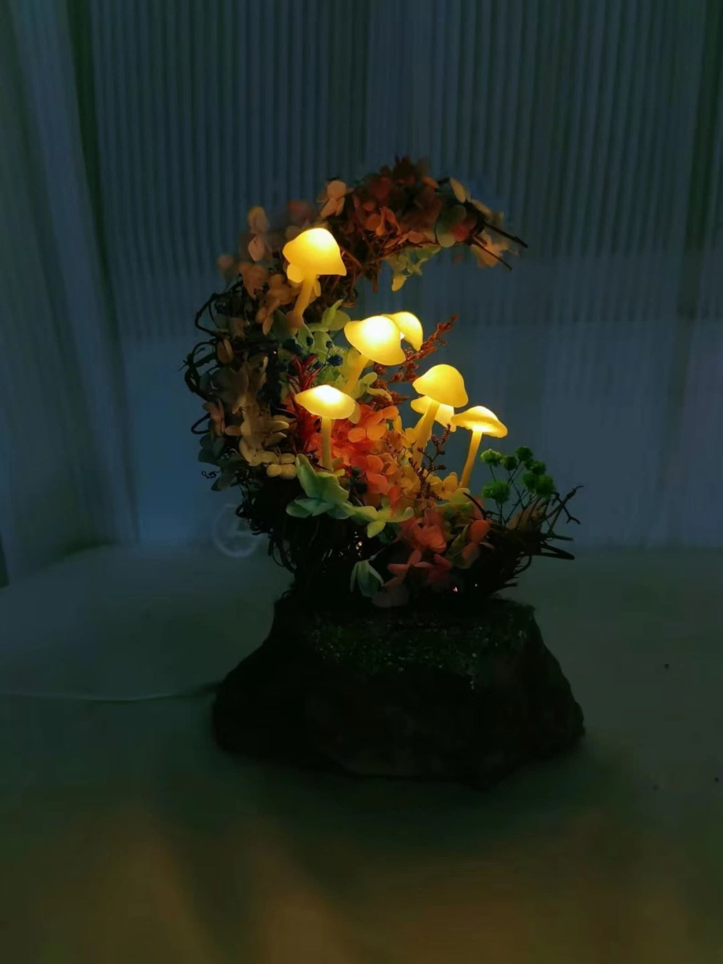 Tree Vine Moon Mushroom Lamp