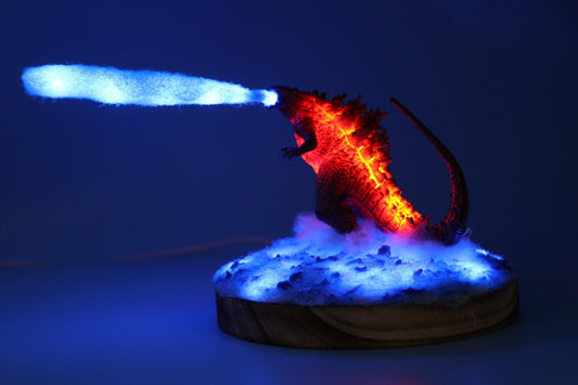 Red Lotus Godzilla Boy Birthday Gift Lamp