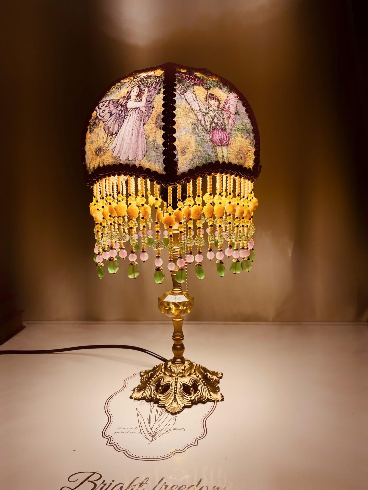 Vintage Angel Table Lamp
