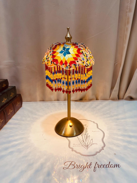 Mosaic Desk Lamp, Turkish Lamp
