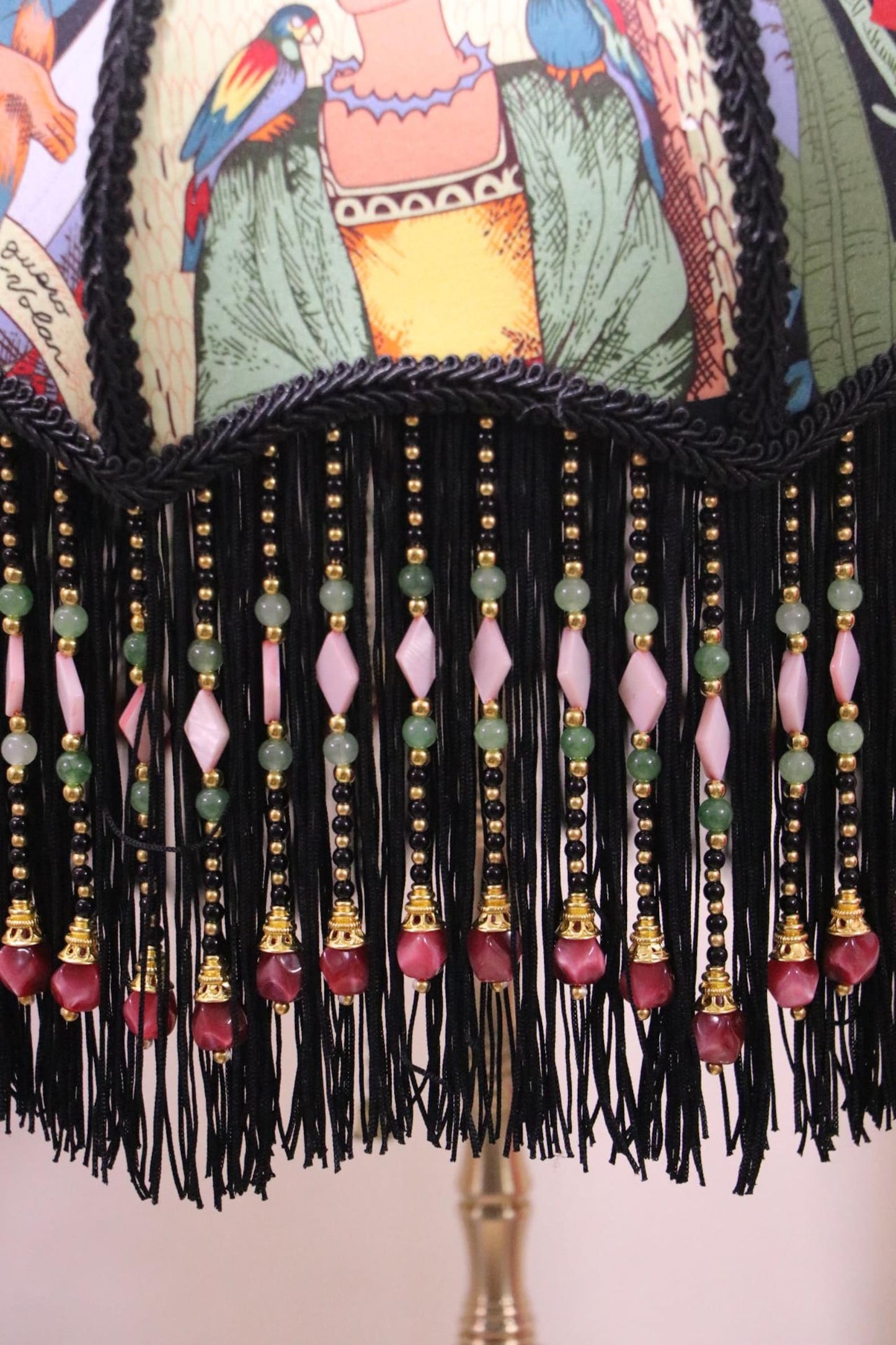 Frida Kahlo Vintage Tassel Floor Lamp