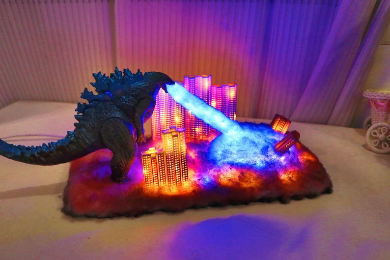 Monster Godzilla Atomic Breath Night Light