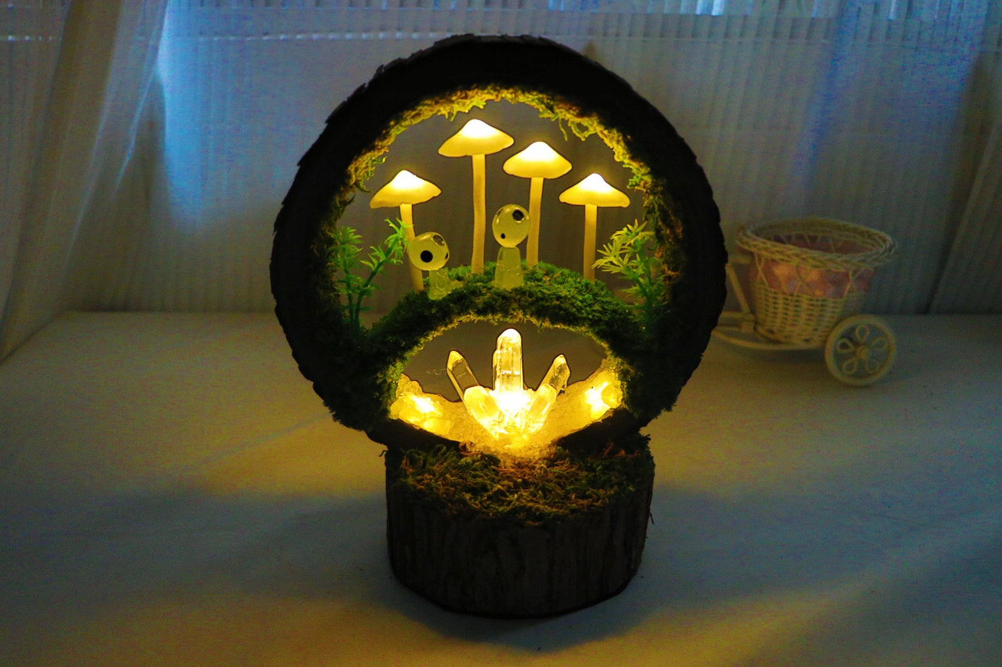 Pastoral Princess Ghost Crystal Mushroom Birthday Gift