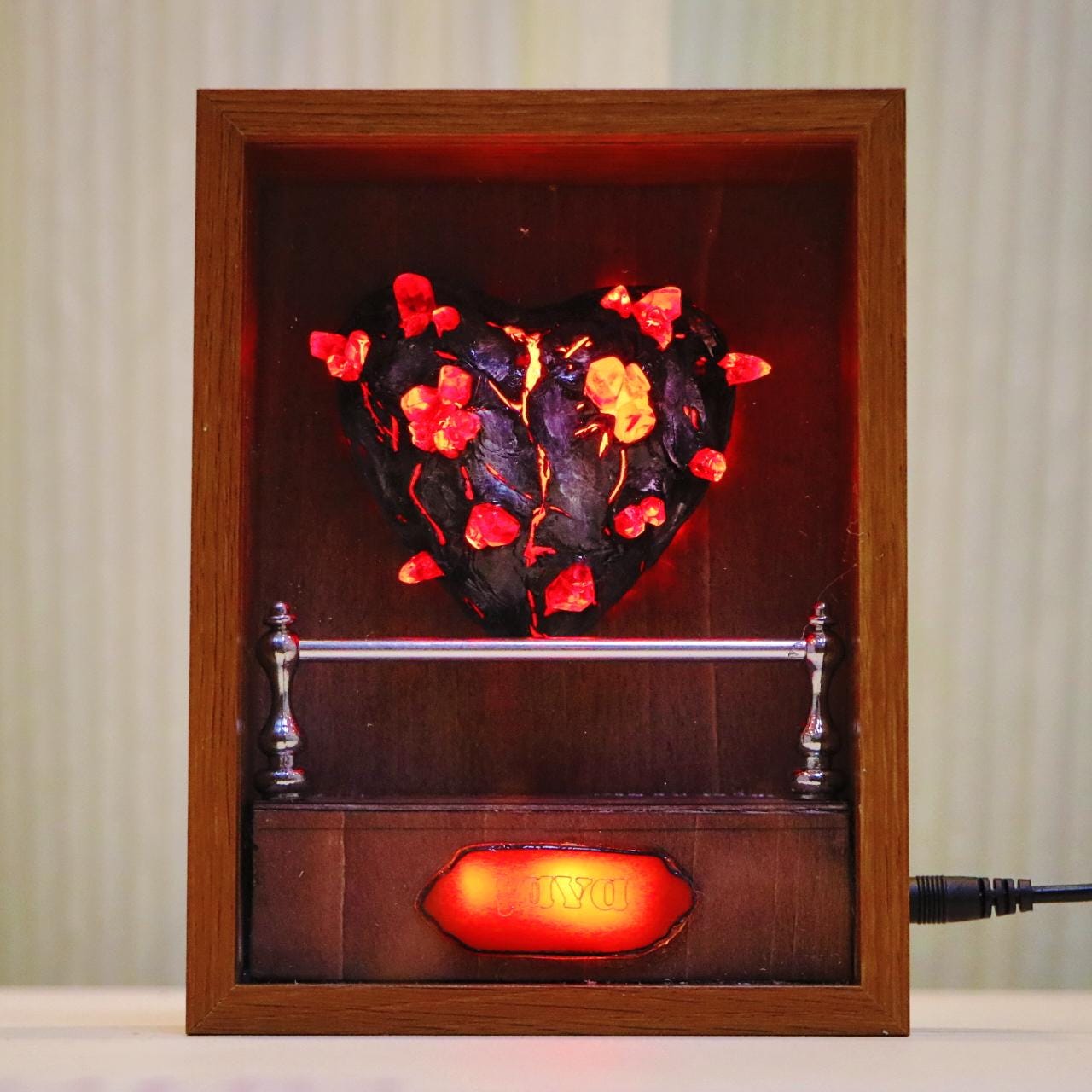 Giant Heart Stone Zelda Christmas Gift Night Light